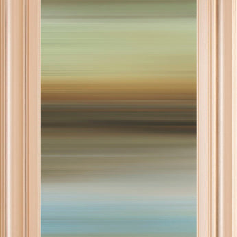 Abstract Horizon I By James Mcmaster - Framed Print Wall Art - Beige