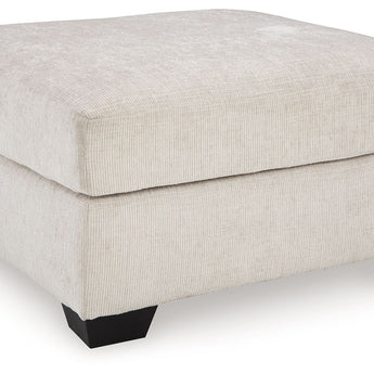 Aviemore - Oversized Accent Ottoman - Stone