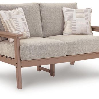 Grover Beach - Loveseat con cojín - Madera flotante