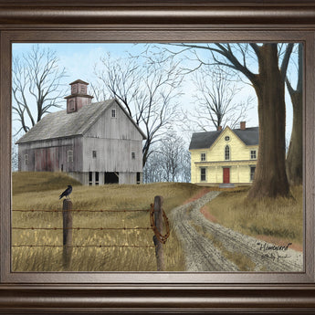 Homeward By Billy Jacobs - Framed Print Wall Art - Yellow