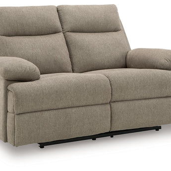 Side-Swipe - Reclining Loveseat - Mocha