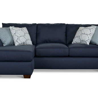 Corazon - Fabric Stationary Reversible Chaise Sofa