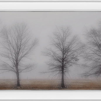 Early December By Jacks H. - Mirrored Frame Wall Art - Light Gray