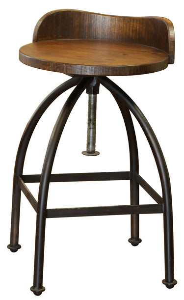 Pueblo Swivel Stool (Set of 2) Deep Brown - Stool Sets at Quality Home Furniture Mesquite