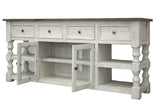 Stone TV Stand with Drawers - image 8 of 11