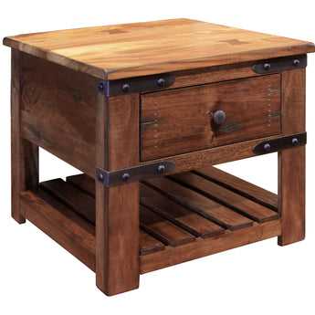Parota End Table Cinnamon Brown - End Tables at Quality Home Furniture Mesquite
