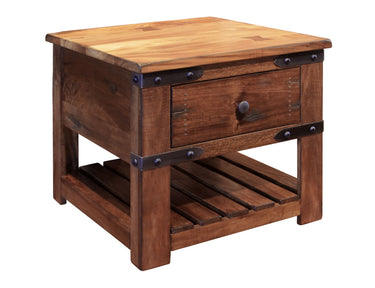 Parota End Table Cinnamon Brown - End Tables at Quality Home Furniture Mesquite