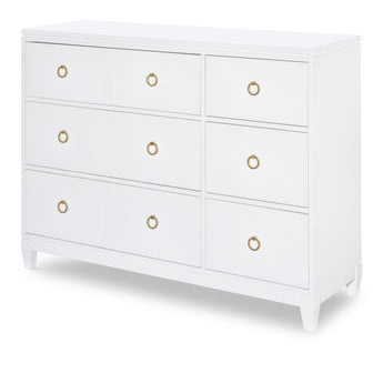 Summerland - 9 Drawers Dresser - White