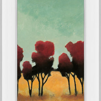 A New Day Il By Angelina Emet - Mirror Framed Print Wall Art - Blue