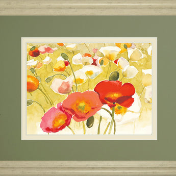 My Iceland Plot I By Novak - Framed Print Wall Art - Green