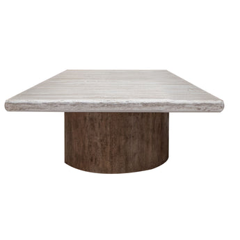 Sahara - Square Cocktail Table - Light Cream / Brown Caramel