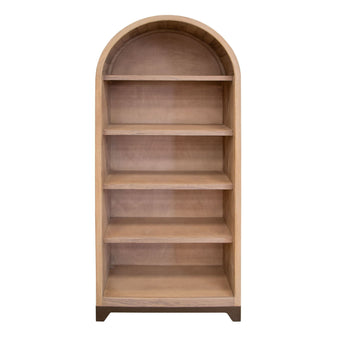 Natural Parota - 5 Shelves Bookcase - Brown Cappuccino