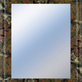 22x26 Decorative Framed Wall Mirror By Classy Art Promotional Mirror Frame #43 - Dark Brown