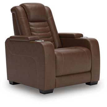 High Impact - Power Recliner / Adj Headrest - Tobacco
