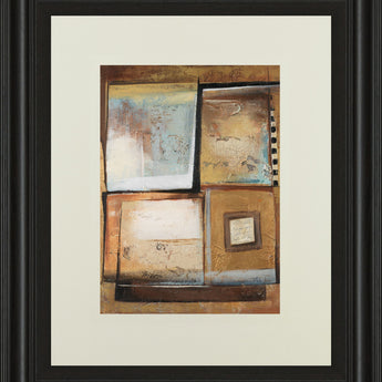 Abstract Il By Patricia Pinto - Framed Print Wall Art - Beige