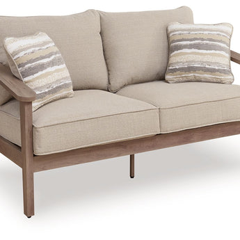 Harmony Headlands - Loveseat con cojín - Natural/Gris