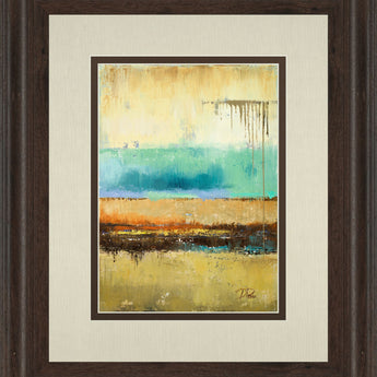 Rain I By Patrica Pinto - Framed Print Wall Art - Green