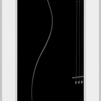 Curves-jonas By 1x - Mirrored Frame Wall Art - Black