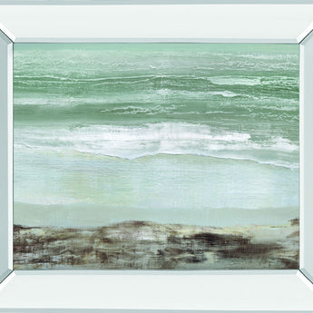 Grey Dawn By Caroline - Mirror Framed Print Wall Art - Gray