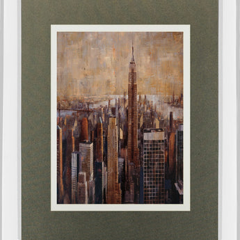 Sky's The Limit By Bofarull M. Mirrored Frame - Light Brown