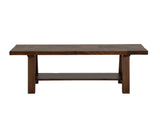 Parota Bench Cinnamon Brown - detail