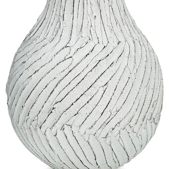 Shelvie - Vase - 10" - Distressed White