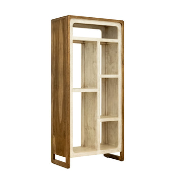 Evoke - Bookcase - Ivory / Brown