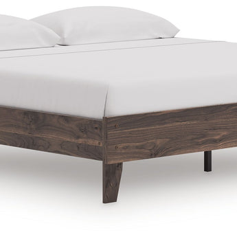 Calverson - King Platform Bed - Mocha
