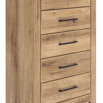 Makidern - Five Drawer Chest - Tan