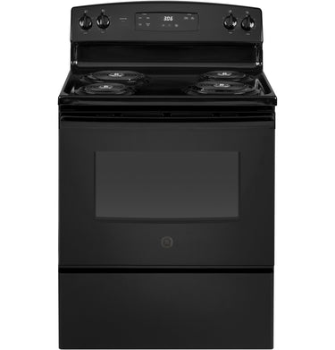 GE 30" Freestanding Electric Range, Black - JBS360DMBB