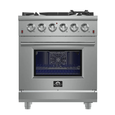 Forno 30" Pro-Style Gas Range, S.S. - FFSGS6239-30