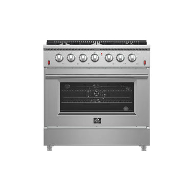 Forno 36" Pro-Style Gas Range, S.S. - FFSGS6244-36