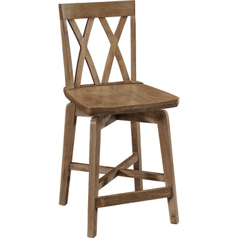 Maple Emmett Swivel Stool