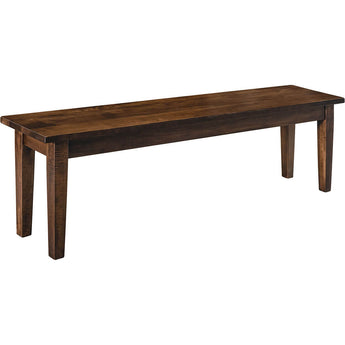 Maple Solid Top Bench - 12" x 60"
