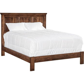 Heritage Raised Panel Queen Bed - Low Footboard