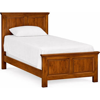 Heritage Raised Panel Twin Bed - Tall Footboard