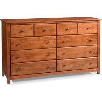 Shaker 10 Drawer Dresser