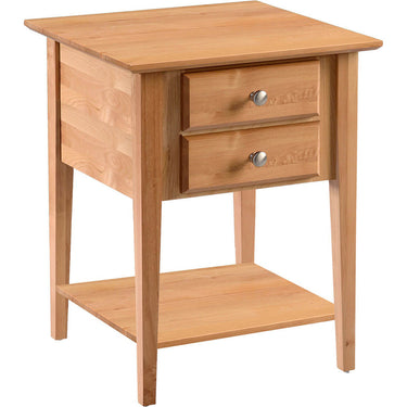 Shaker 2 Drawer End Table by Archbold Furniture