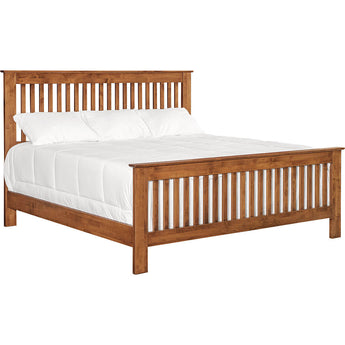 Shaker Slat King Bed - Tall Footboard
