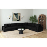 Arizona Steno Black 3PC Sectional Set w/LHF Chaise