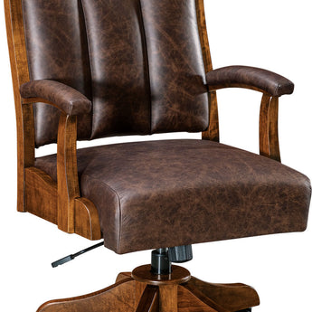 Dr. Redwine Leather Office Chair
