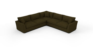Cedar Park 120" Large Corner Sectional - Bellatrix Arbor