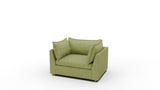 Cherrywood 54" Arm Chair - Dream Olive