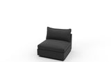 Cherrywood Armless Chair - Superb Gunmetal