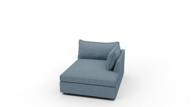 Cherrywood Raf Chaise - Elliot French Blue