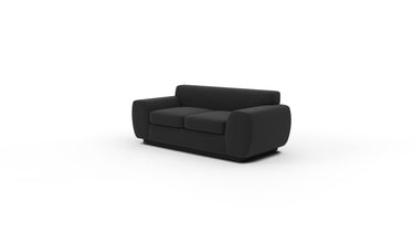 Domain 76" Loveseat - Superb Gunmetal