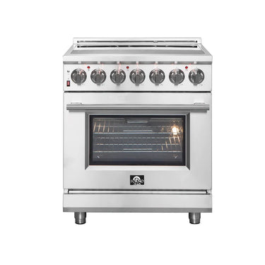 Forno 30" Massimo Freestanding Electric Range,Stainless - FFSEL6020-30