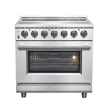 Forno 36" Massimo Freestanding Electric Range,Stainless - FFSEL6020-36