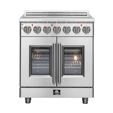Forno 30" Massimo Freestanding French Door, Stainless - FFSEL6955-30