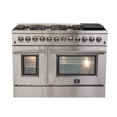 Forno 48" Dual Fuel Gas Range, S.S. - FFSGS6156-48